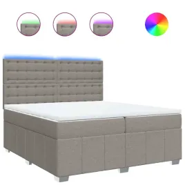 lozko-kontynentalne-led-200x200x1405-1505-cm-taupe-and-bialy
