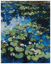 malowanie-po-numerach-lilie-wodne-40-x-50-cm