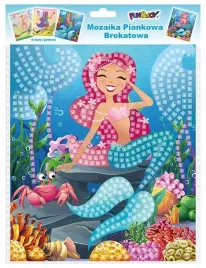 mozaika-piankowa-brokatowa-syrenka