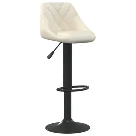hoker-barowy-aksamitny-kremowy-46x44x-82-103-cm