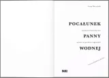 pocalunek-panny-wodnej-buczynski-jerzy-wydawnictwo-bosz