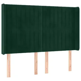 zaglowek-uszak-aksamit-ciemnozielony-147x16x118cm