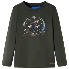 dziecieca-koszulka-dlugirekaw-khaki-z-motocyklem-116-5-6-lat