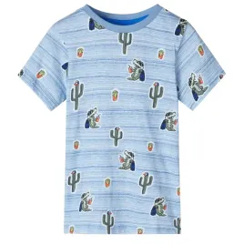 t-shirt-dzieciecy-krokodyl-140-niebieski-100percent-bawelna-krotki-rekaw