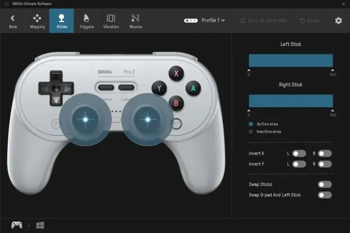 8bitdo-pro-2-gray-v2-hall-effect-pad-bluetooth-android-apple-pc-switch-stan-opakowania-oryginalne-forma-inna-kod-producenta-ret00411