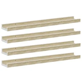 polka-scienna-mdf-bialy-dab-60x9x3cm-zestaw-4szt