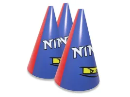 czapeczki-papierowe-ninja-6-szt