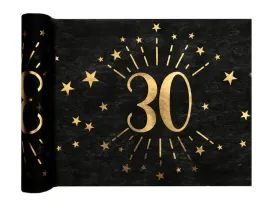dekoracja-bieznik-na-stol-z-nadrukiem-na-30-urodziny-sparkling-30-cm-x-5