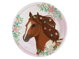 talerzyki-urodzinowe-konie-koniki-23cm-8szt