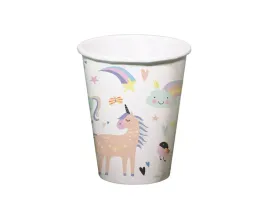 kubeczki-urodzinowe-jednorozec-i-tecza-250ml-6szt