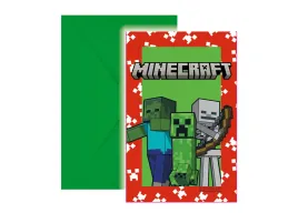 zaproszenia-urodzinowe-minecraft-6-szt