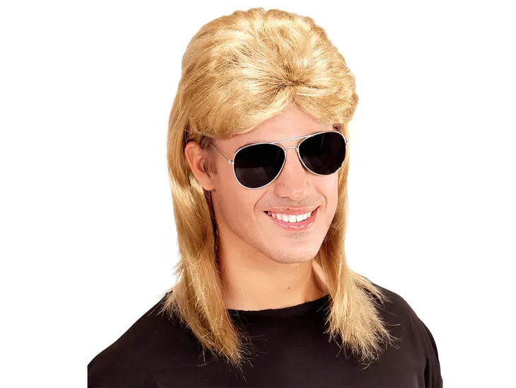 peruka-meska-blond-disco-okulary