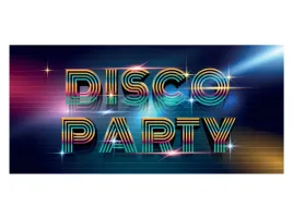plakat-disco-party-70x33-cm