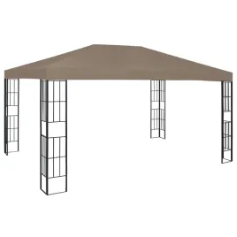 altana-ogrodowa-4x3x26m-stalowa-ramka-zadaszenie-poliester-kolor-taupe