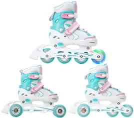 rolki-wrotki-3w1-raven-lia-mint-27-30-kolko-led