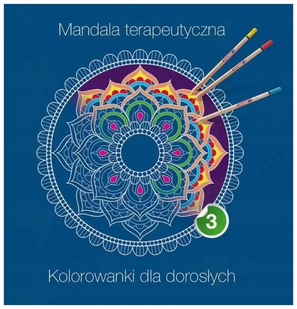 Mandala terapeutyczna 3 Kolorowanki dla dorosłych