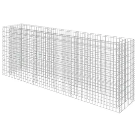 donica-gabionowa-270x50x100-cm-srebrna-stal-galwanizowana
