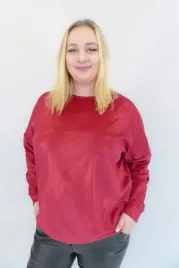 bordowa-brokatowa-bluza-damska-welurowa-l