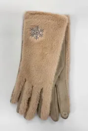 bezowe-eleganckie-zimowe-rekawiczki-damskie-ze-sniezynka-uni