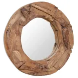 lustro-drewno-tekowe-60cm-brazowe-stan-nowy