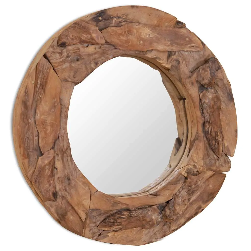 lustro-drewno-tekowe-60cm-brazowe-stan-nowy