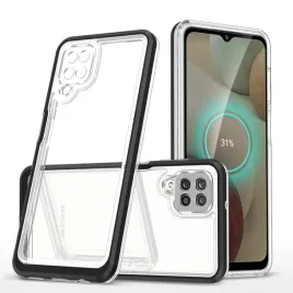 clear-3in1-etui-do-samsung-galaxy-a22-4g-zelowy-pokrowiec-z-ramka-czarny