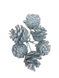 szyszki-silver-6cm-wiazka-6-szt