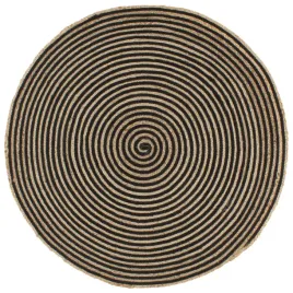 dywanik-z-juty-90-cm-naturalny-czarny-spiralny