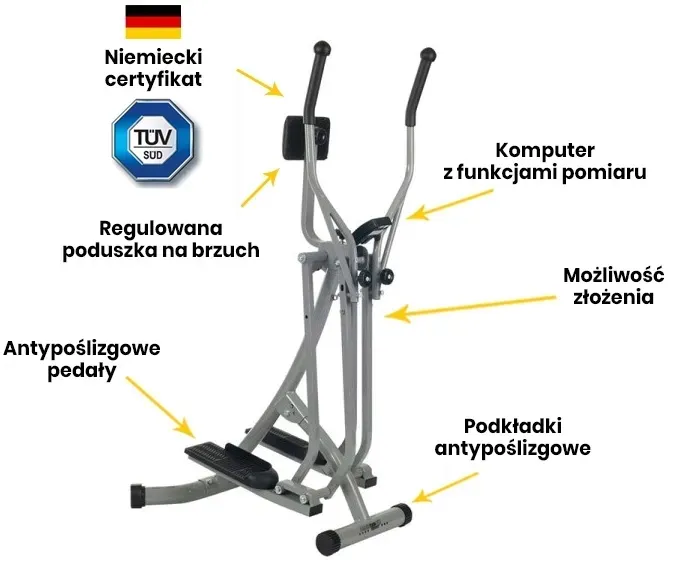 orbitrek-christopeit-walker-srebrny-stan-nowy-marka-inna