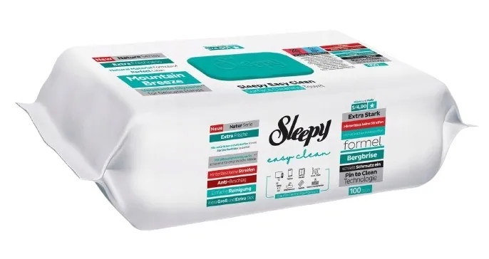 Chusteczki czyszczące XXL SLEEPY Easy Clean Mountain Breeze 100 szt