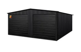 garaz-blaszany-7x9-lux-dwuspadowy-dach-bramy-uchylne-producent-garazy