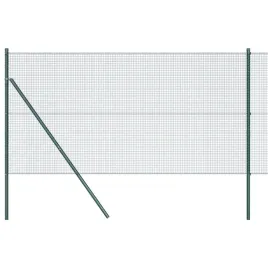 slupek-ogrodzeniowy-stal-i-pvc-zielony