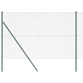 slupek-ogrodzeniowy-stal-i-pvc-zielony