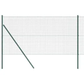 slupek-ogrodzeniowy-stal-i-pvc-zielony
