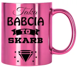 kubek-rozowy-premium-z-nadrukiem-babcia-prezent-dla-babci-urodziny-imieniny