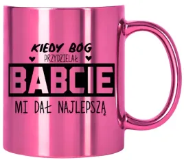 kubek-rozowy-premium-z-nadrukiem-babcia-prezent-dla-babci-urodziny-imieniny