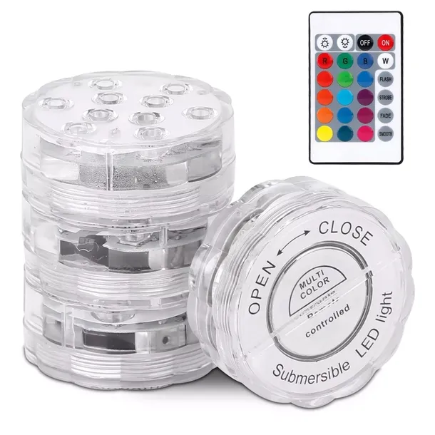 4x OŚWIETLENIE BASENU PODWODNE BASENOWE LED Rgb +PILOT