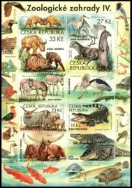 czechy-2019-mnh-f-vf-ogrody-zoologiczne
