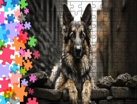 puzzle-tradycyjne-zwierzeta-pies-producent