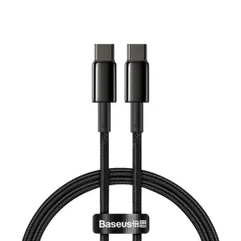 kabel-baseus-catwj-01-usb-c-usb-c-pd-qc-100w-5a-1m-czarny