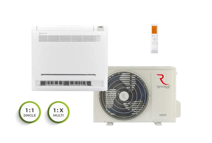 Klimatyzator podłogowy konsolowy Rotenso Aneru AN35Xi/AN35Xo 3,5 kW