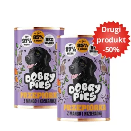 dobry-pies-przepiorka-z-mango-i-kozieradka-400g-drugi-produkt-50percent-taniej