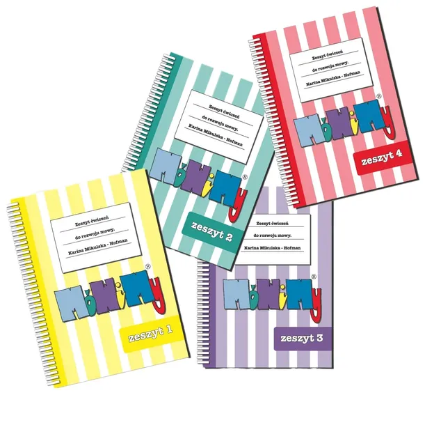 Logopedia. Zeszyty ćwiczeń dla dzieci 1-5 lat. Cz. 1,2,3,4 MóWiMy.