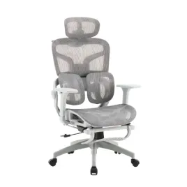 fotel-ergonomiczny-biurowy-szaro-bialy-podnozek-regulacja-3d-wsparcie
