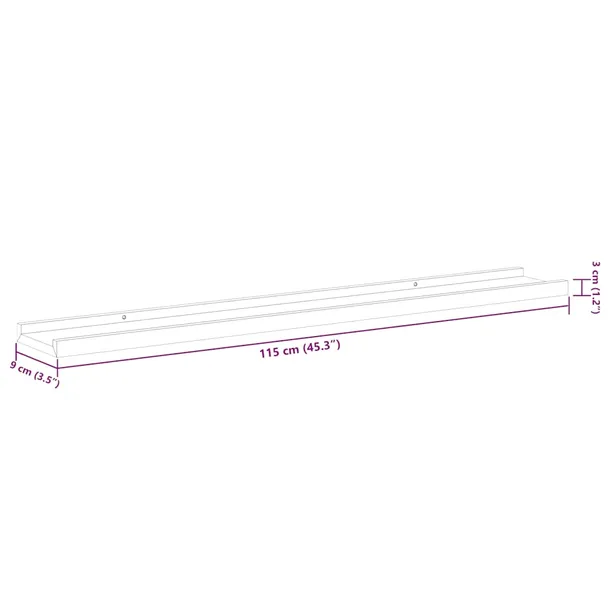 polka-scienna-mdf-biala-115x9x3cm-stan-nowy