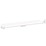 polka-scienna-mdf-szara-100x9x3-cm-stan-nowy