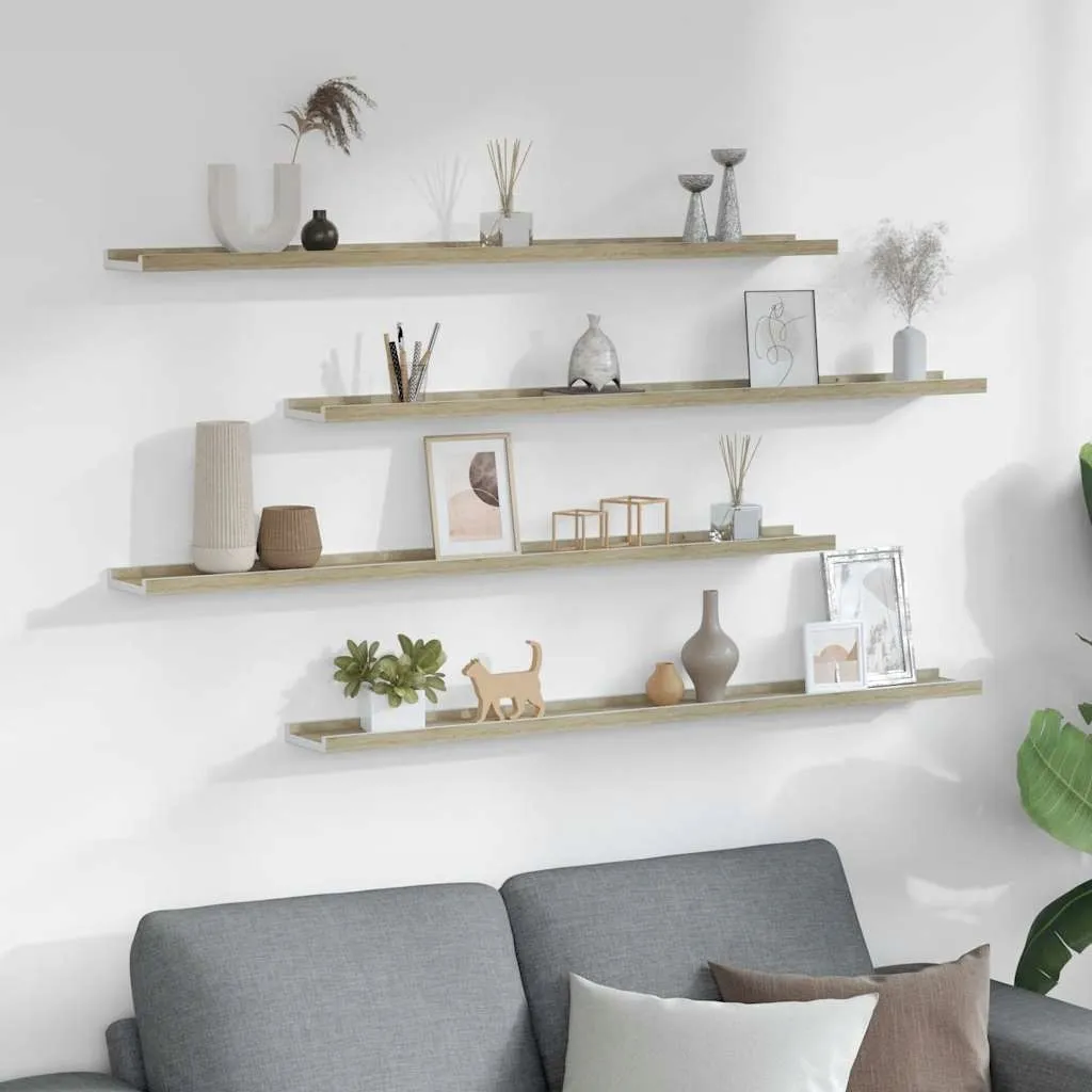 polka-scienna-mdf-100x9x3-bialy-dab-sonoma-stan-nowy
