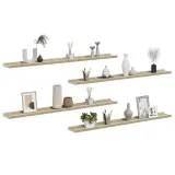 polka-scienna-mdf-100x9x3-bialy-dab-sonoma-stan-nowy-kolor-mebla-dab-sonoma