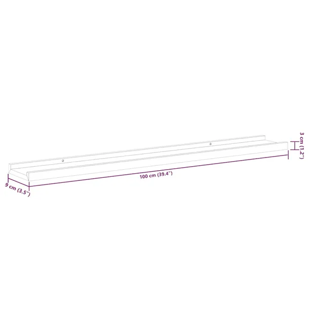 polka-scienna-dab-sonoma-100x9x3cm-stan-nowy