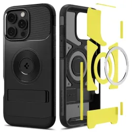 spigen-slim-armor-mag-case-iphone-16-pro-black-do-magsafe-wzmocnione